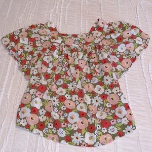 🌸GIRLS FLOWY FLORAL TOP🌸
